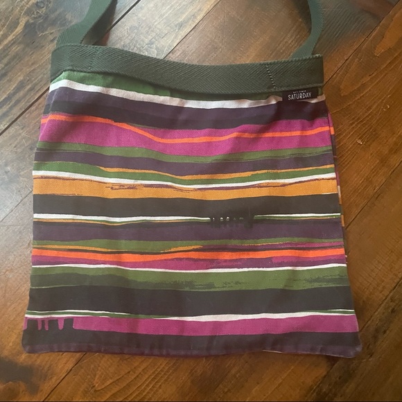 KATE SPADE SATURDAY Multi Colored Canvas Tote / Handbag / Shoulder Bag - Picture 3 of 8